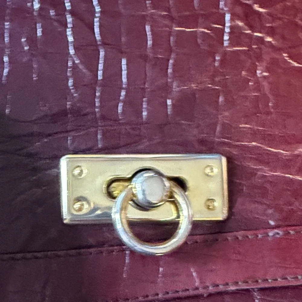 Vintage Gladbaggs Handmade Leather Bag - Embossed Leather Crossbody